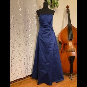 Colbalt Blue ball gown, David’s Bridal, size 6